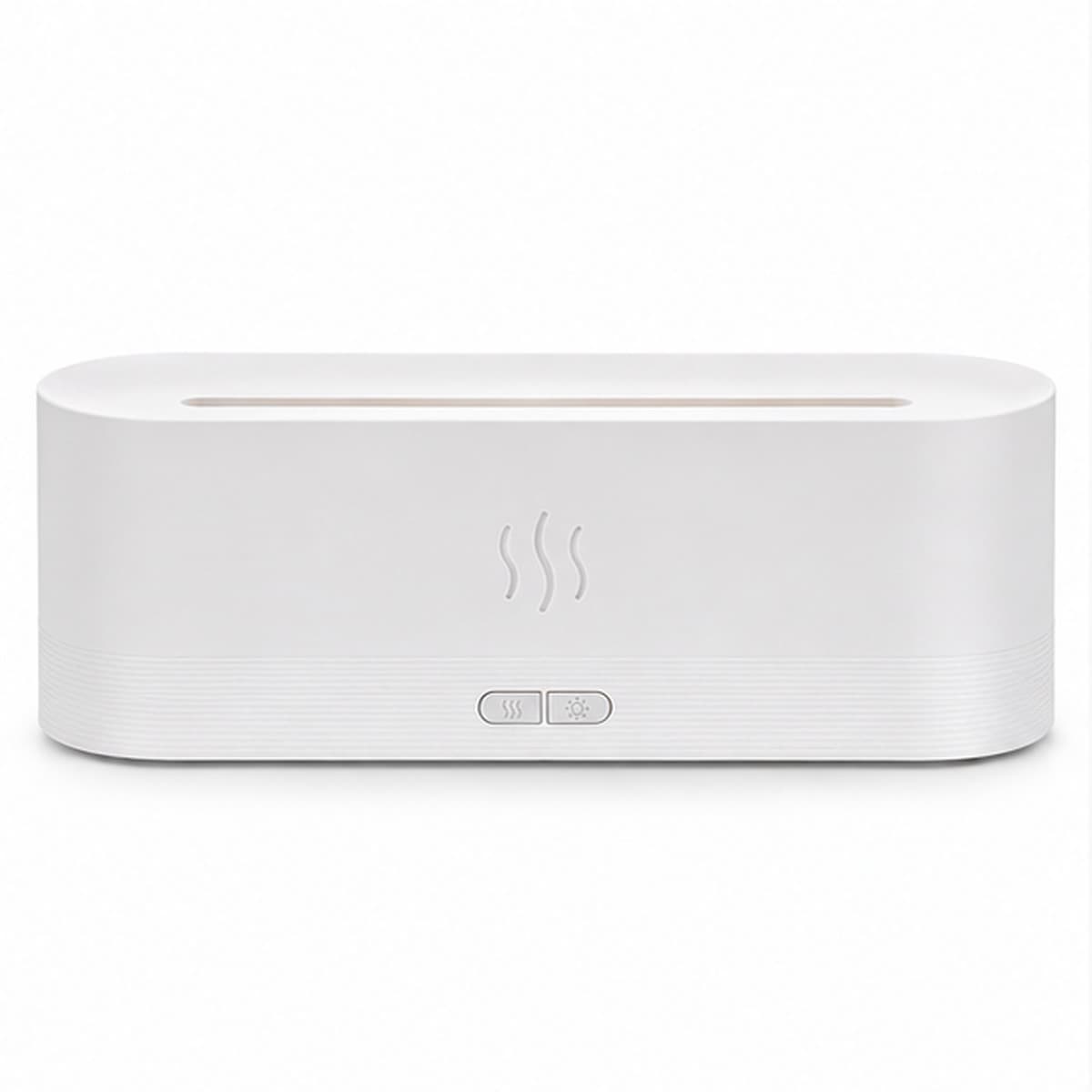 VXhome aroma diffuser XL in wit, langgerekt model van 25,7 cm met de bedieningsknoppen aan de voorzijde