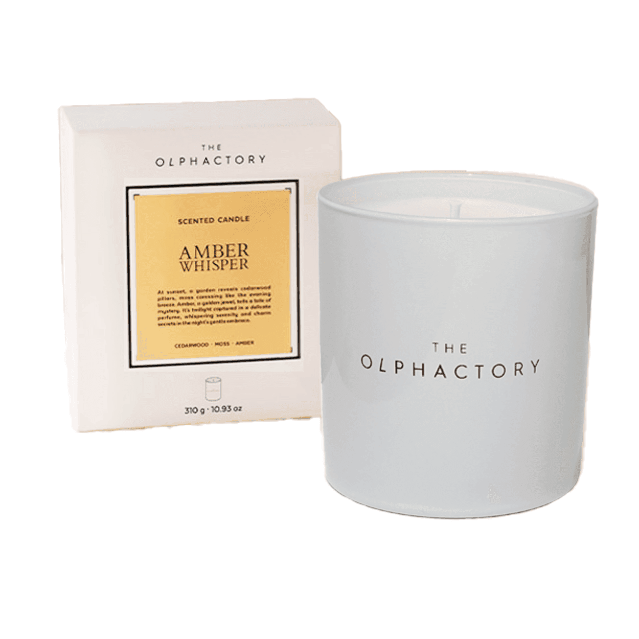 The Olphactory - Amber - Whisper - 310gr - Geurkaars -01 VXhome