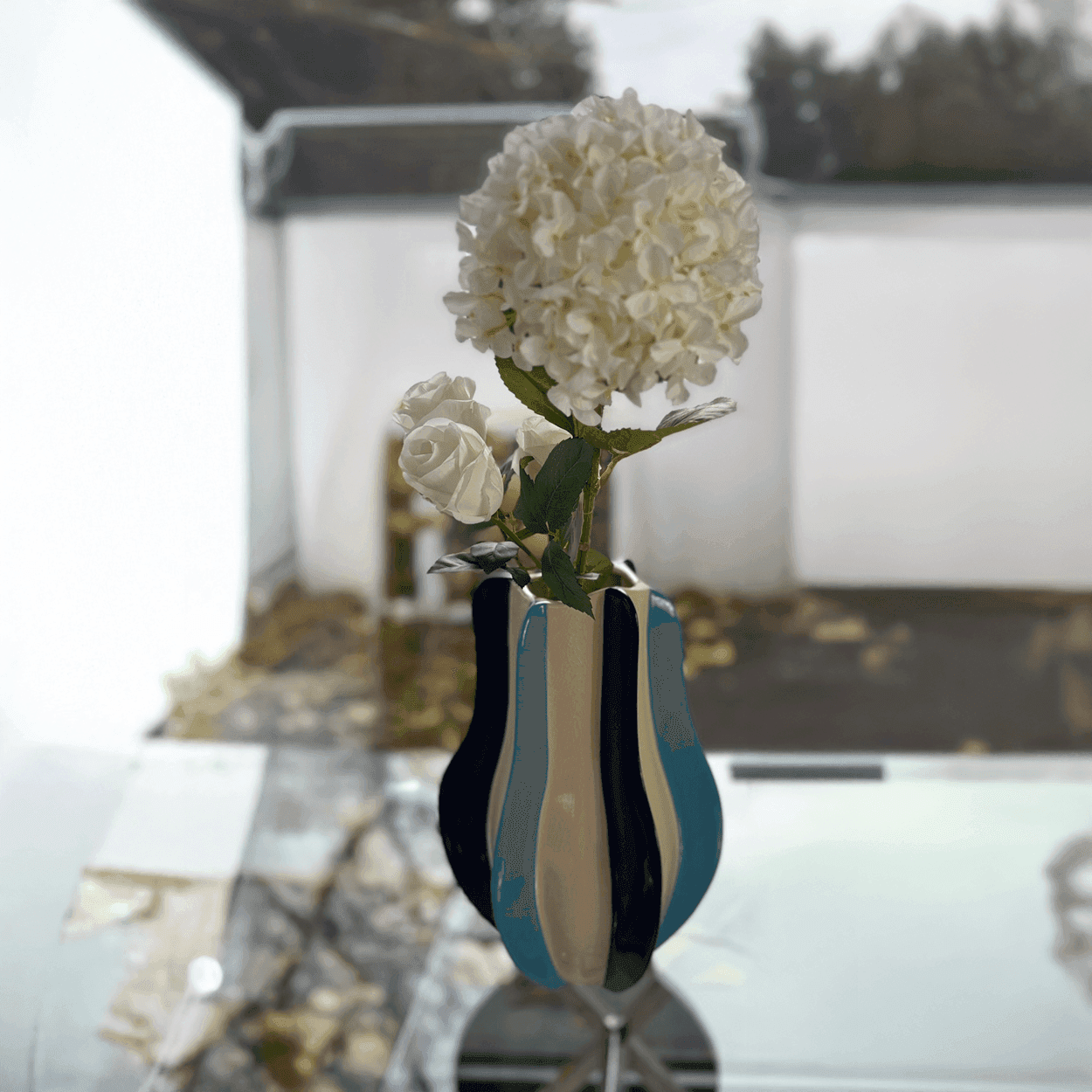 Vaas Blue Heaven Small Bloemen - Large - VXhome - Bloemenvaas