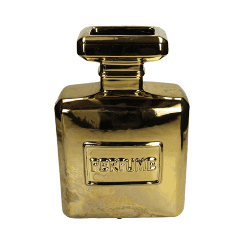 Parfume bottle - Bloemenvaas - Parfumfles - goud - q-ba-1