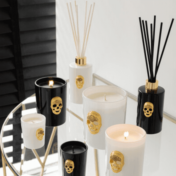 Geurolie Geurstokjes Geurkaarsen Doodskop Nuit Noire - J-line