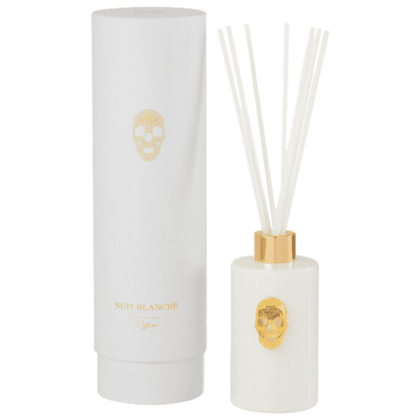 Geurolie Geurstokjes Doodskop Nuit Blanc 200ml - J-line