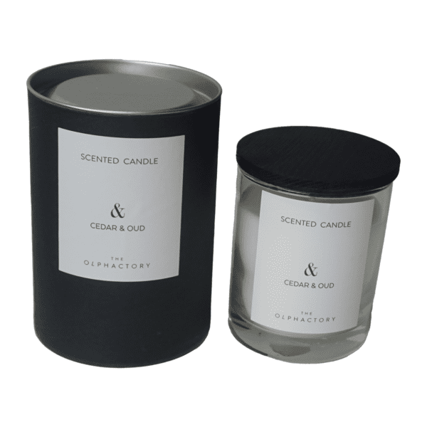 The Olphactory - Cedar en Oudh - 200gr - Geurkaars -1 VXhome