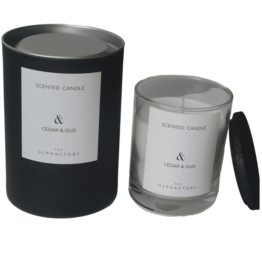 The Olphactory - Cedar en Oudh - 200gr - Geurkaars -1 VXhome
