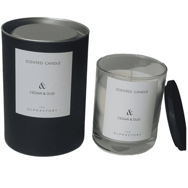 The Olphactory - Cedar en Oudh - 200gr - Geurkaars -1 VXhome