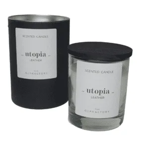 The Olphactory - Utopia - Leather - 200gr - Geurkaars -1 VXhome