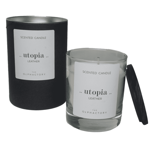 The Olphactory - Utopia - Leather - 200gr - Geurkaars -1 VXhome