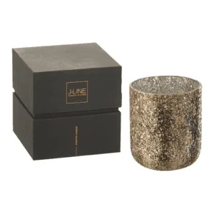 Geurkaars Luxuria Goud Large - 80h - q-ba - J-line