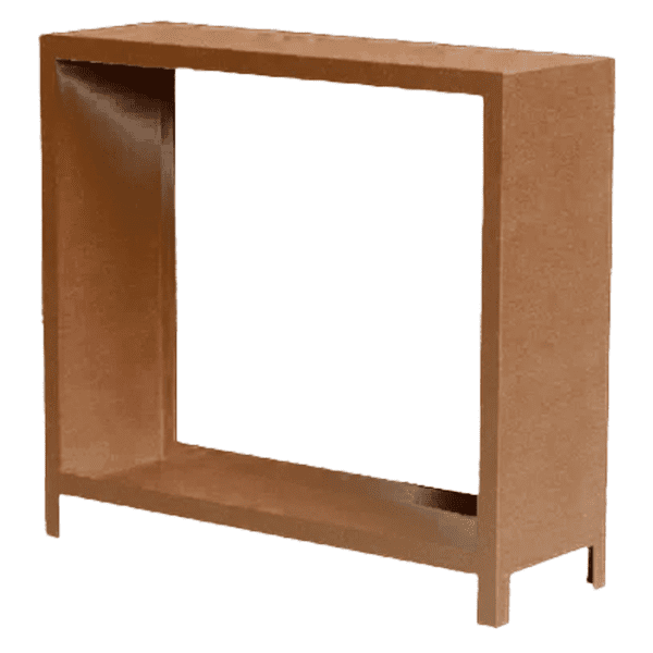 100x120x40 haard hout opslag cortenstaal VXhome