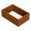 120x60x40 Plantenbak cortenstaal rechthoekig zonder bodem VXhome
