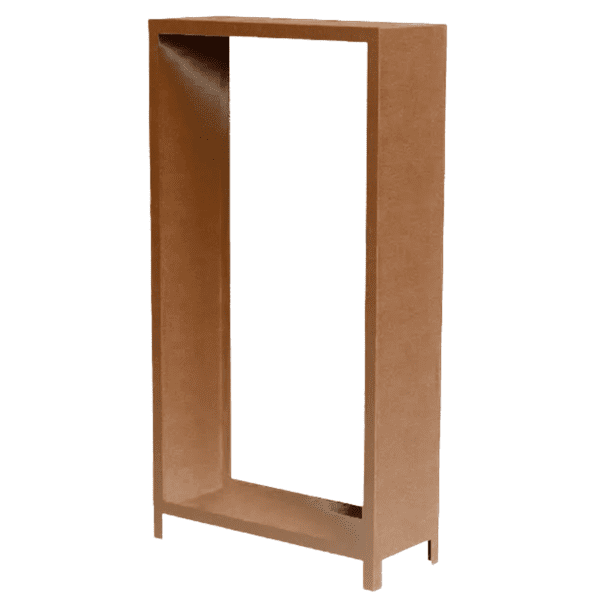 180x100x40 haard hout opslag cortenstaal VXhome