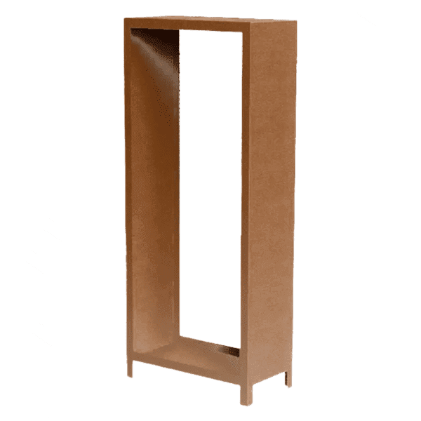 180x80x40 haard hout opslag cortenstaal VXhome