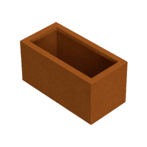 80x40x40 plantenbak cortenstaal rechthoekig VXhome