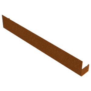 Borderrand cortenstaal 100x15x2 recht VXhome