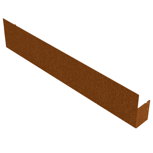 Borderrand cortenstaal 100x20x2 recht VXhome