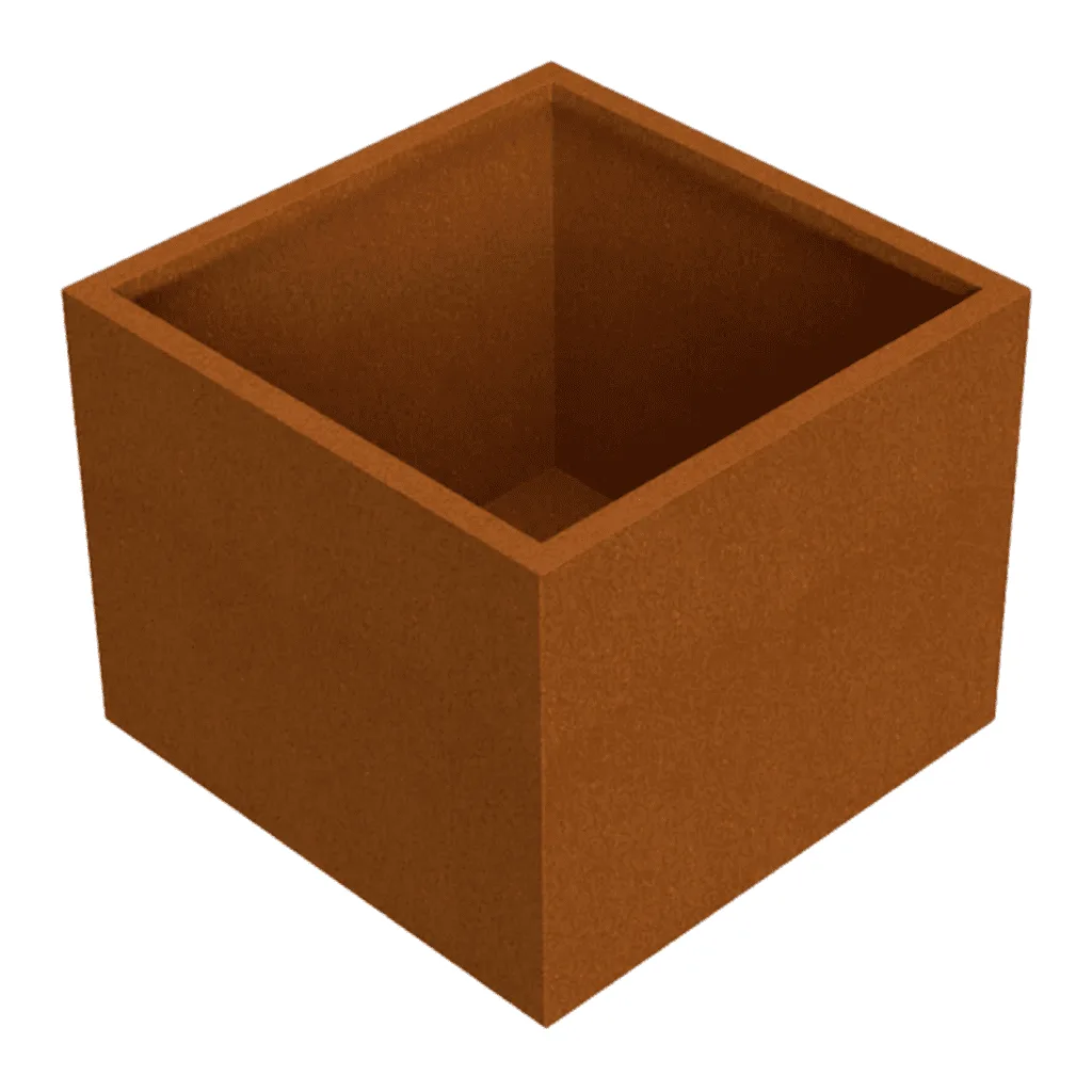 Plantenbak cortenstaal vierkant 100 large VXhome