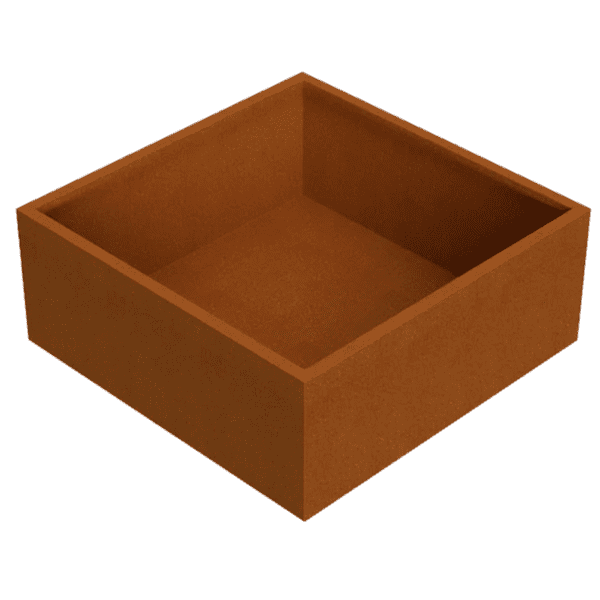 Plantenbak cortenstaal vierkant 150 hoog VXhome