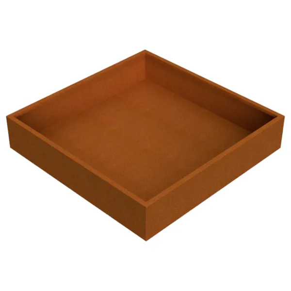 Plantenbak cortenstaal vierkant 200 laag VXhome