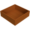 Plantenbak cortenstaal vierkant 200 medium VXhome