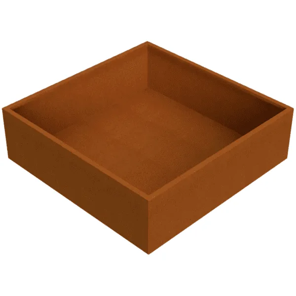 Plantenbak cortenstaal vierkant 200 medium VXhome