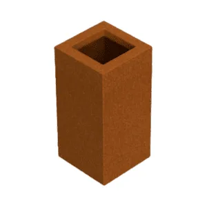 Plantenbak cortenstaal vierkant 30x30 middel VXhome