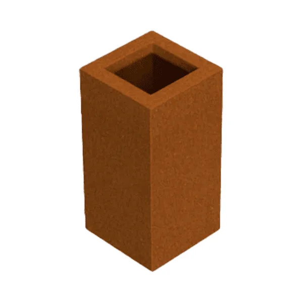 Plantenbak cortenstaal vierkant 30x30 middel VXhome