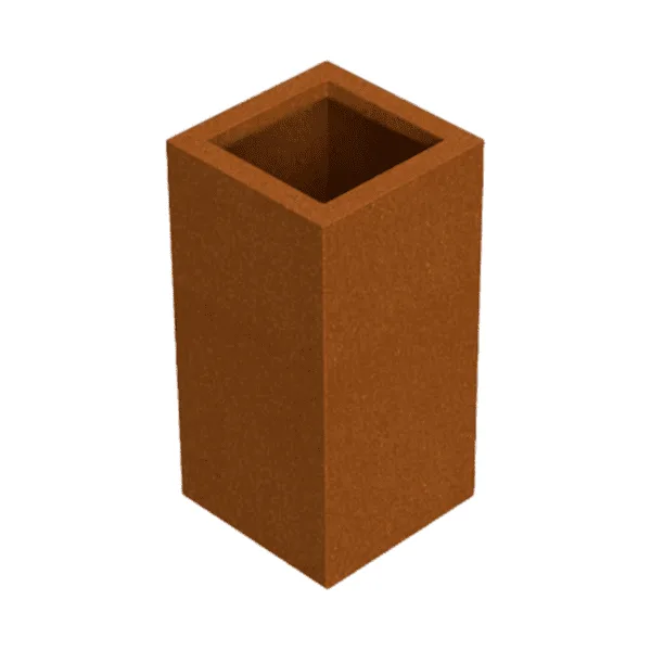 Plantenbak cortenstaal vierkant 40x40 middel VXhome