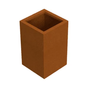 Plantenbak cortenstaal vierkant 5-6 hoog VXhome