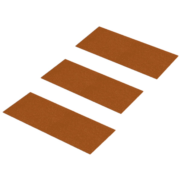 Stapstenen Staptegels cortenstaal rechthoekig