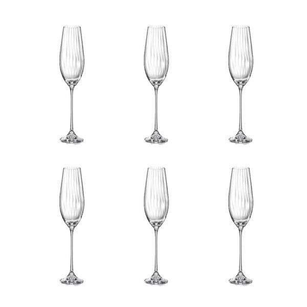 WATERVAL CHAMPAGNE FLUIT-SET VAN 6
