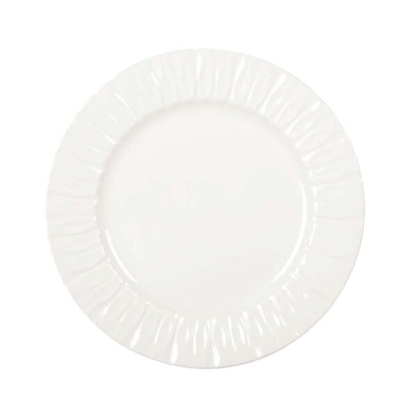 Assiette Plate Blanche Lilia 26.5x26.5x2.3cm