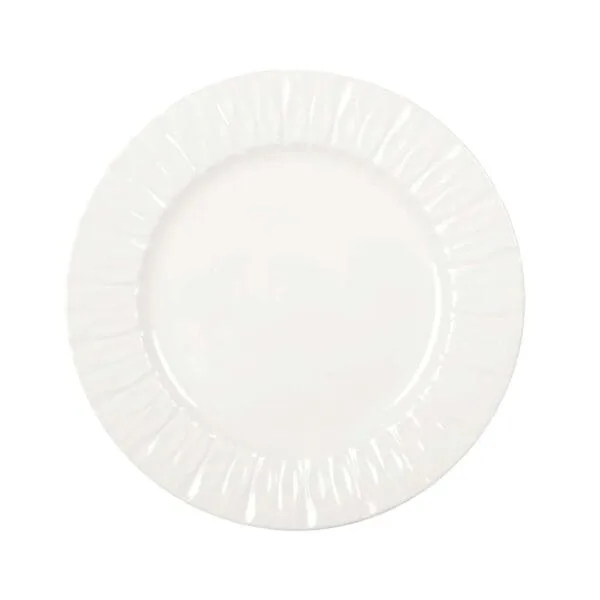 Assiette Plate Blanche Lilia 26.5x26.5x2.3cm