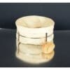 Ronde broodmand zilver 22x22x10cm - Afbeelding 3