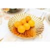 COUPE DECORATIEVE DOREE BRILLANT 36X36X5,5CM - Afbeelding 3
