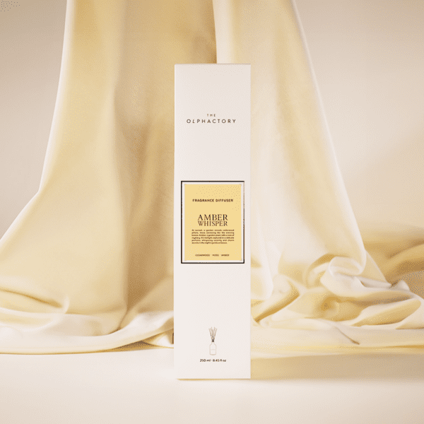 The Olphactory - Amber - Whisper - 250ml - Geurstokjes - Fragrance Diffuser -1 VXhome