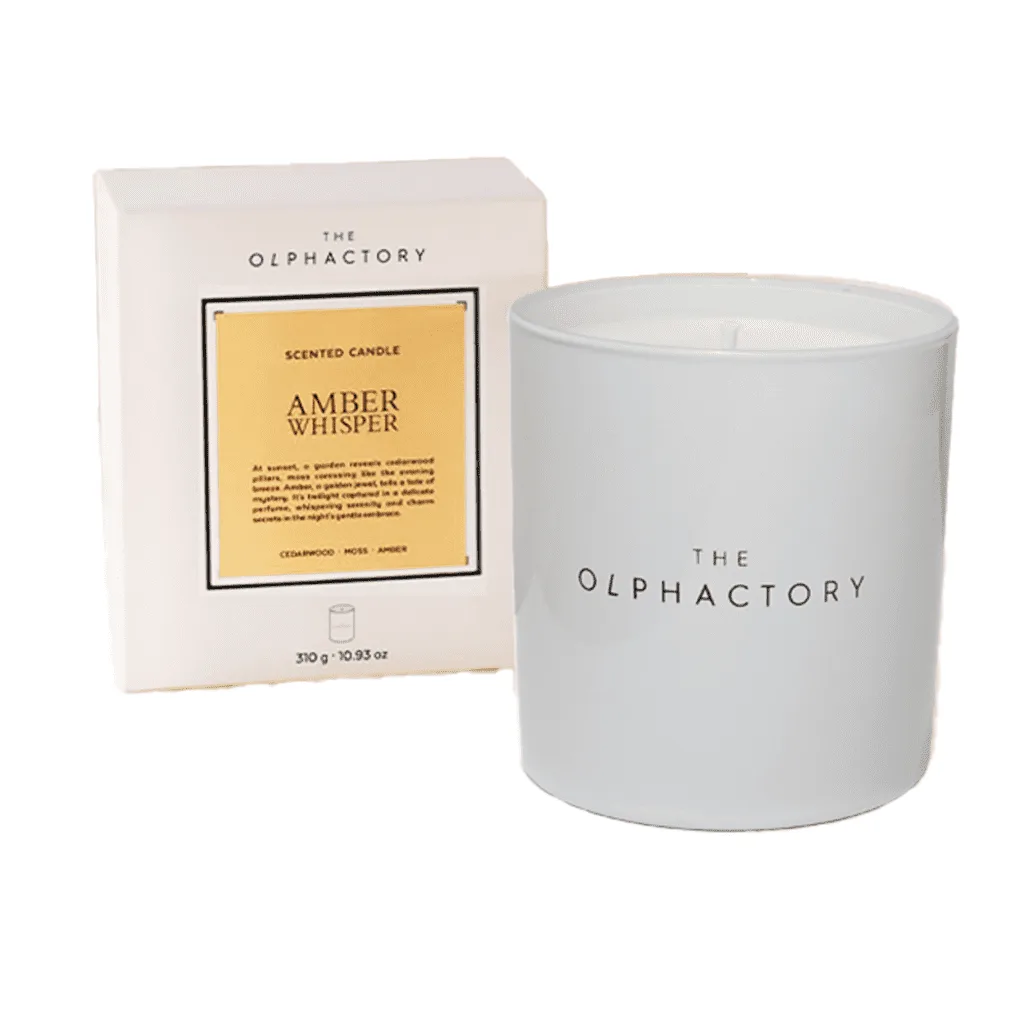 The Olphactory - Amber - Whisper - 310gr - Geurkaars -01 VXhome