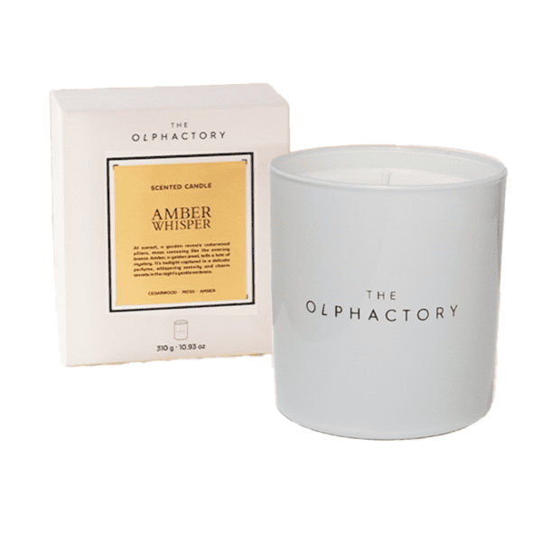 The Olphactory - Amber - Whisper - 310gr - Geurkaars -01 VXhome