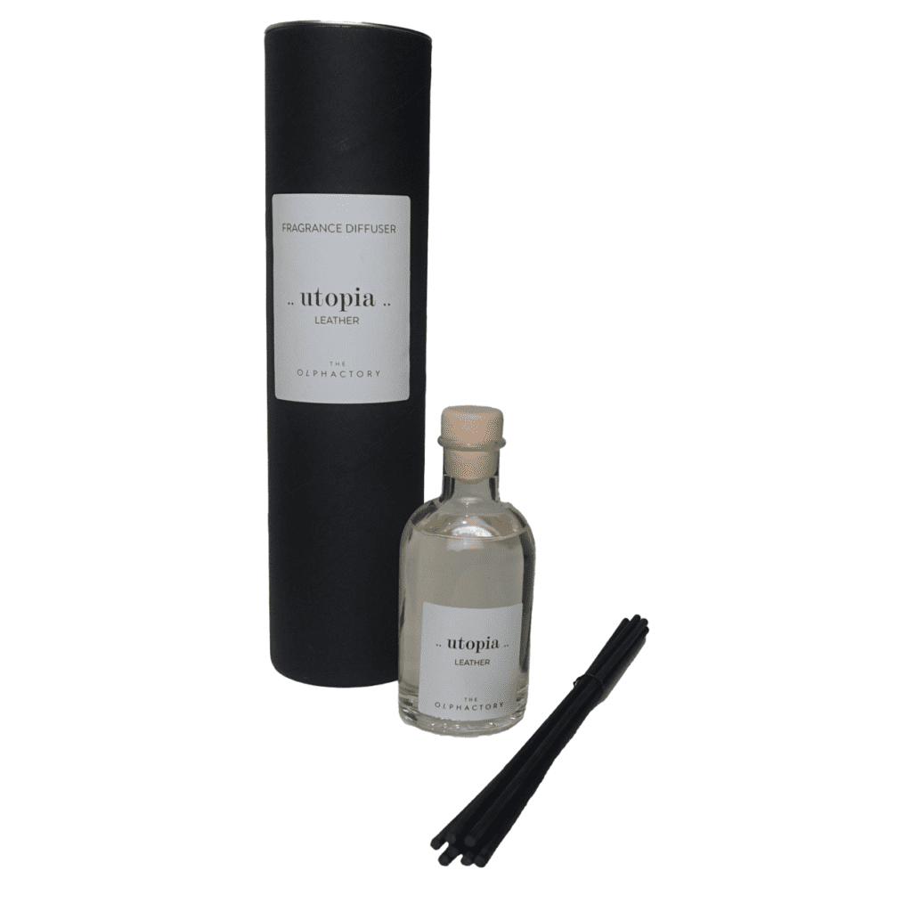 The Olphactory - Utopia - Leather - 100ml - Geurstokjes - Fragrance Diffuser Sticks -1 VXhome Fragrance Sticks