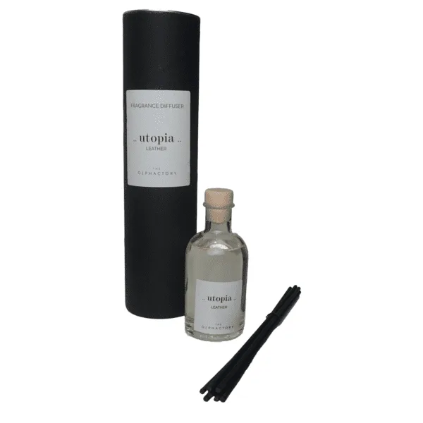 The Olphactory - Utopia - Leather - 100ml - Geurstokjes - Fragrance Diffuser Sticks -1 VXhome Fragrance Sticks