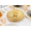 COUPE DECORATIEVE DOREE BRILLANT 36X36X5,5CM - Afbeelding 2