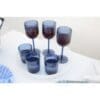 Acrylblauwe wijnglazen - set van 6 - Afbeelding 3