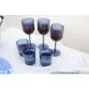 Acrylblauwe wijnglazen - set van 6 - Afbeelding 3
