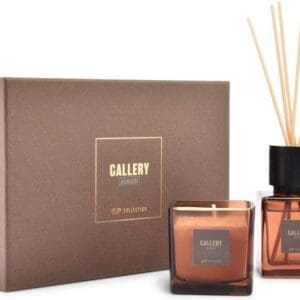 3SP Collection Giftset 2-delig Amber Gallery Christmas VXhome-1 Geurolie- Geurkaars