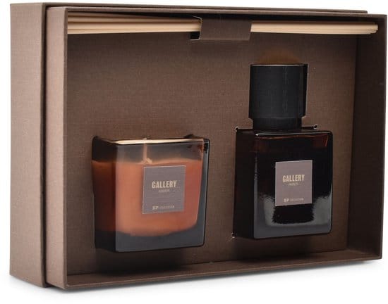 3SP Collection Giftset 2-delig Amber Gallery Christmas VXhome-1 Geurolie- Geurkaars