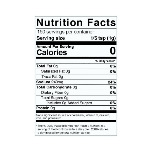 RIVSALT 018 Black — Kala Namak zoutstenen VXhome