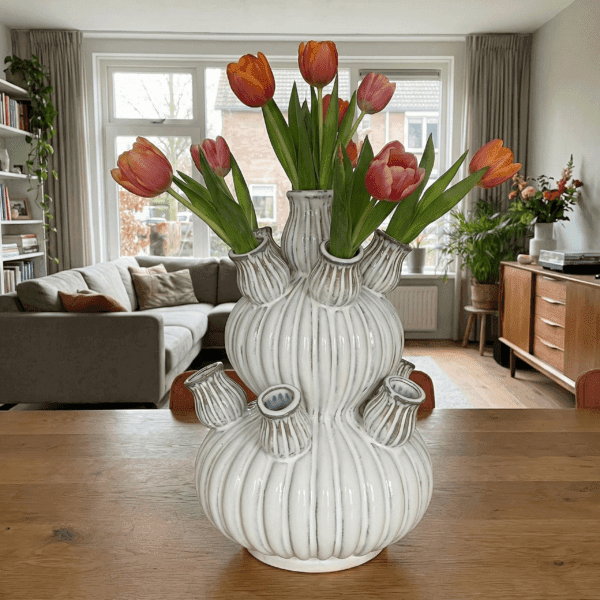 Vaas Darwin — Keramiek Ø20 × H29 cm