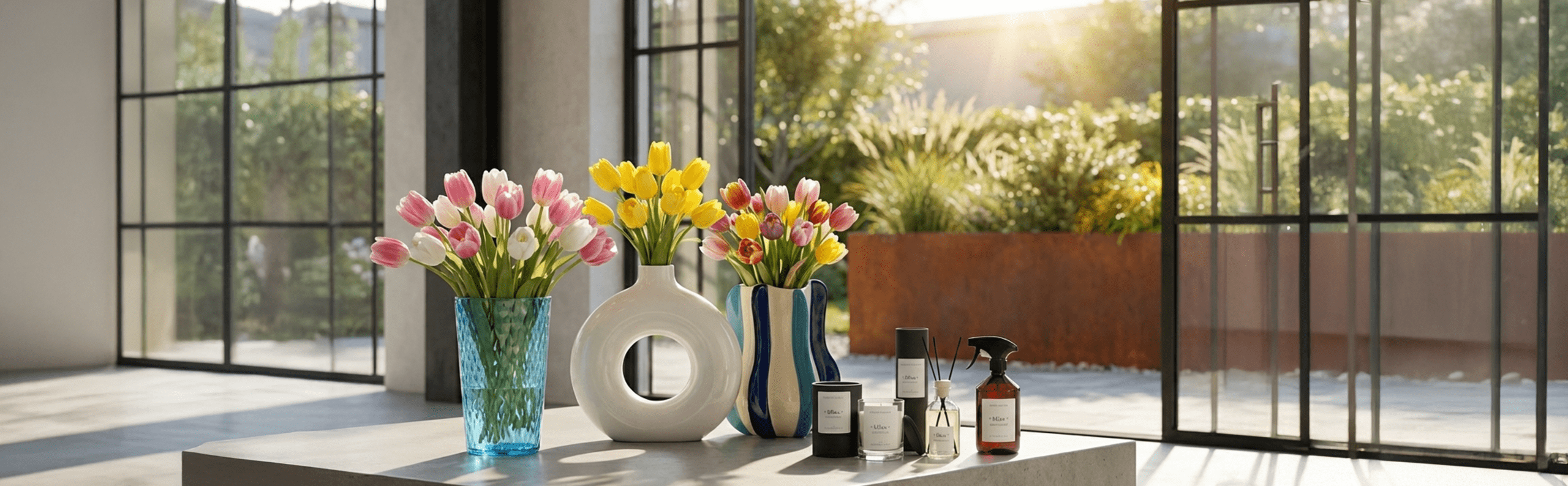 VXhome Lente Collectie - Luxe Interieurgeuren, Designer Vazen en Tuin